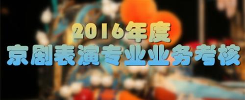 性感美女被人操国家京剧院2016年度京剧表演专业业务考...